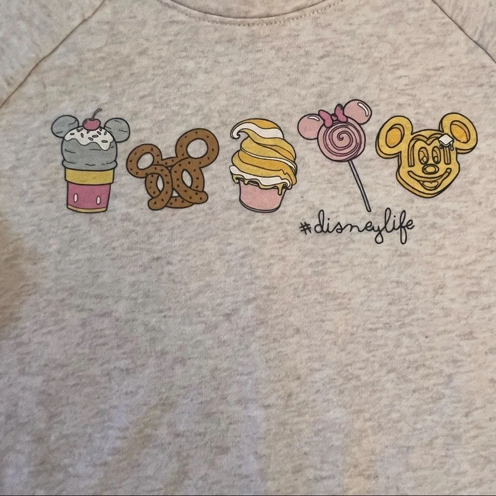 Disney parks snack dress girls Sz large #disneylife ruffle oatmeal color